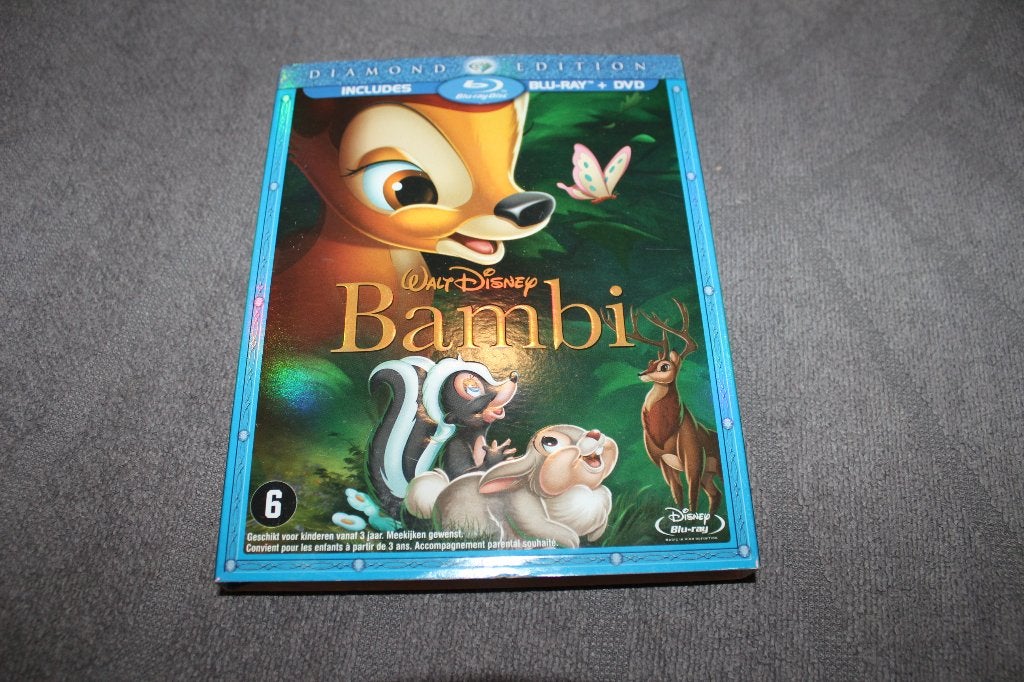 Blu-ray Bambi, Cd's en Dvd's, Blu-ray, Gebruikt, Alle leeftijden, Nederlands, Film