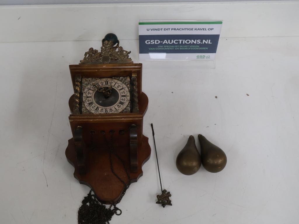 Vintage Zaanse Wandklok, Antiek en Kunst, Antiek | Klokken