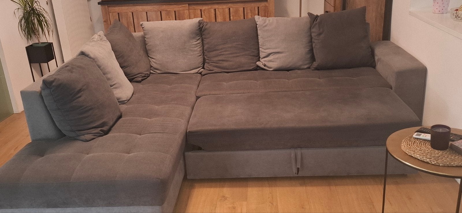 Canapé gris en tissu, Enlèvement