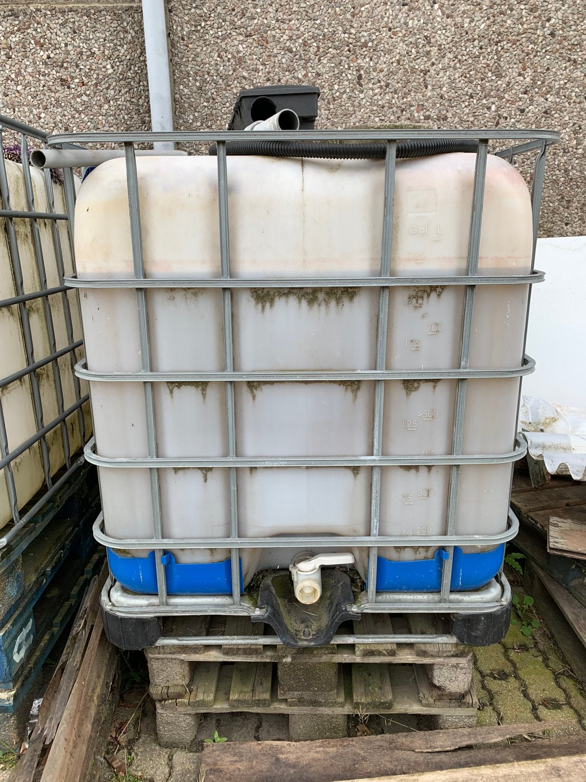 IBC vat 1000 liter dieren, Ophalen, Zo goed als nieuw, Kunststof