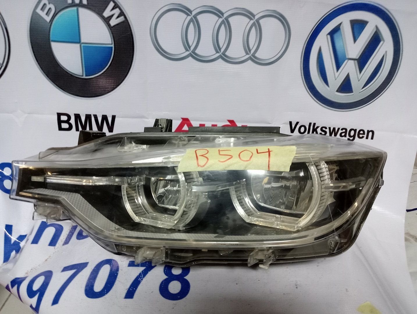 BMW 3 Serie F30 F31 koplam LCI Voll LED links  7214795-02, -, Utilisé, -, Enlèvement ou Envoi