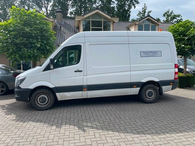 Mercedes-Benz Sprinter 313 CDI L2 H2 AIRCO EURO 5, Auto's, Bestelwagens en Lichte vracht, Euro 5, Gebruikt, Wit, Mercedes-Benz