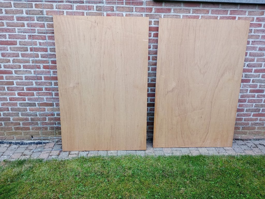Houten paneel 100 x 151cm, Ophalen, Nieuw, Hout, Minder dan 20 mm