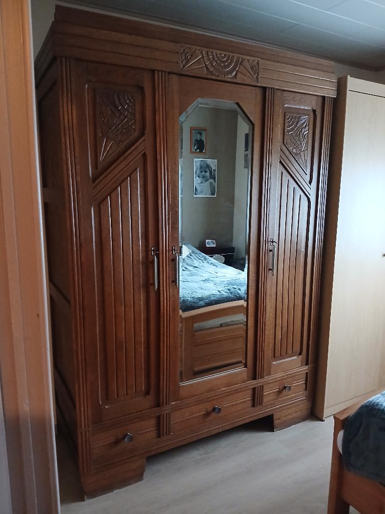 Kleerkast, Huis en Inrichting, Kasten | Kleerkasten, Ophalen, Gebruikt, 200 cm of meer, 150 tot 200 cm