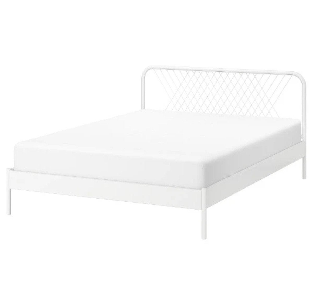 Ikea bed, Ophalen, Wit, 160 cm