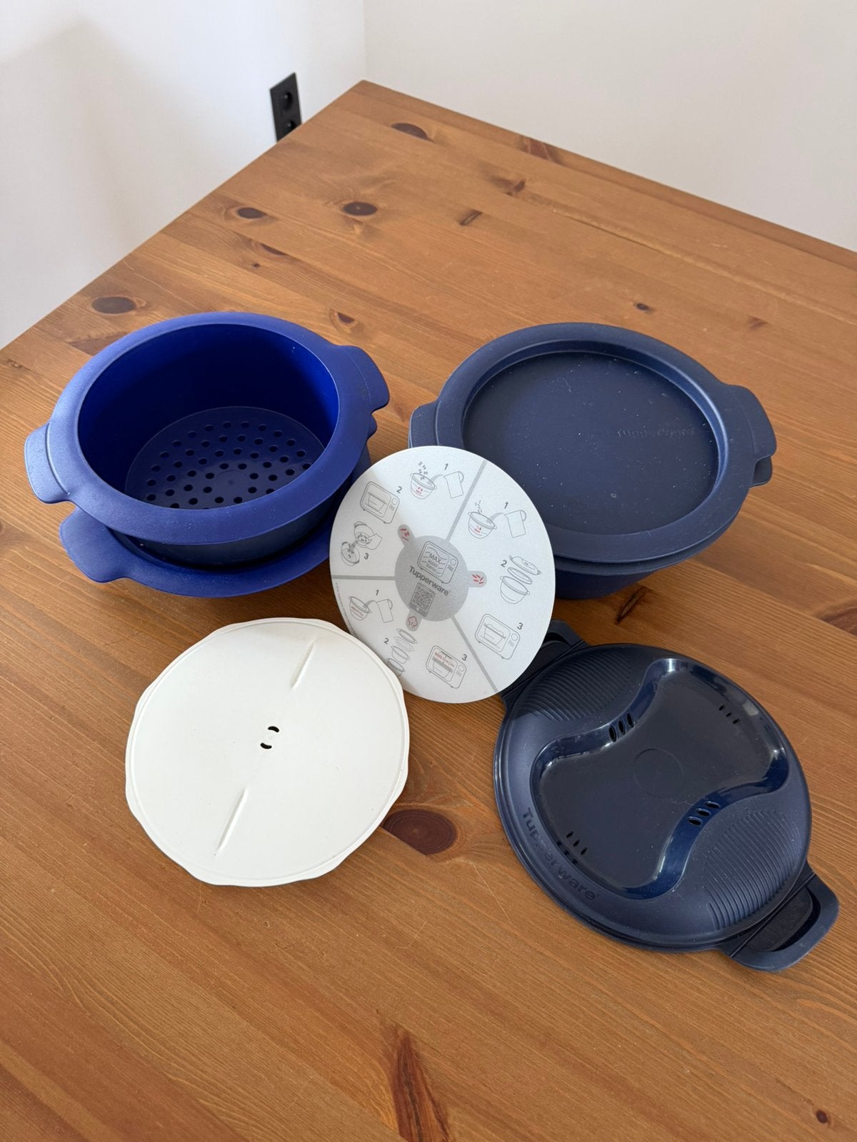 CuiseuTupperware, Maison & Meubles, Cuisine| Tupperware, Enlèvement, Utilisé, Bleu, Compatible lave-vaisselle