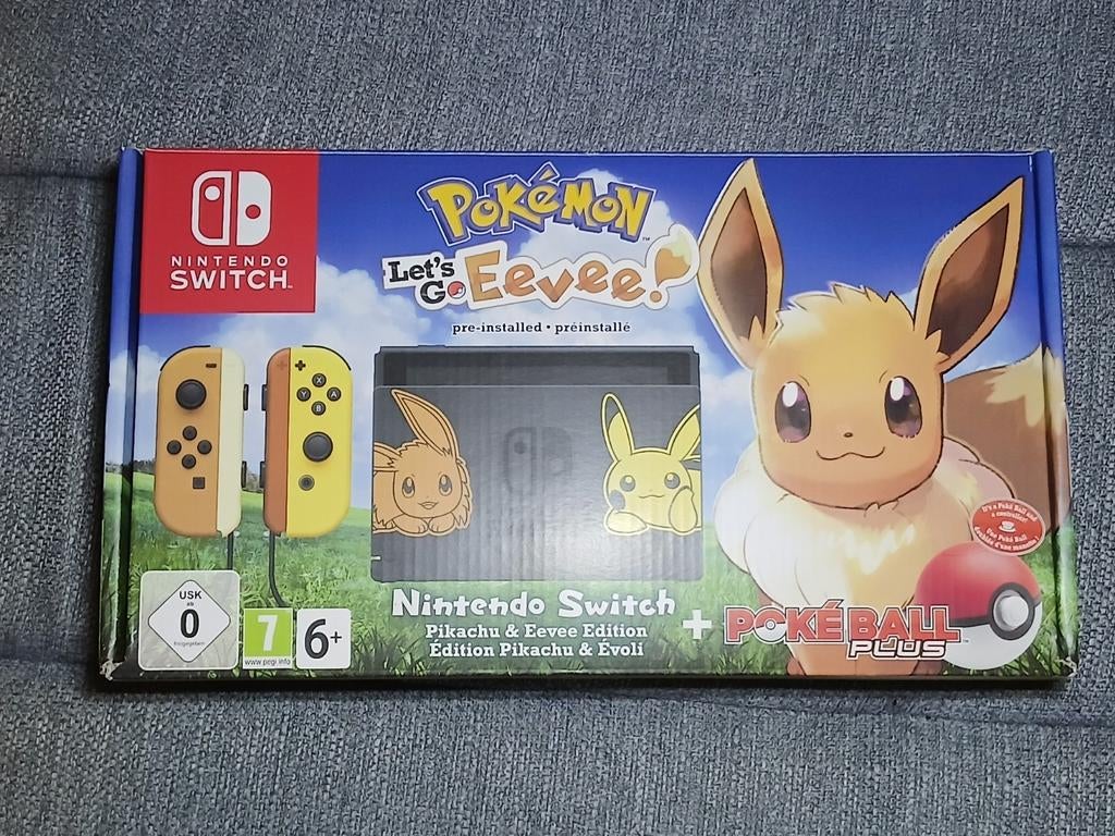 Nintendo switch édition Pokemon let’s go Evoli, Enlèvement