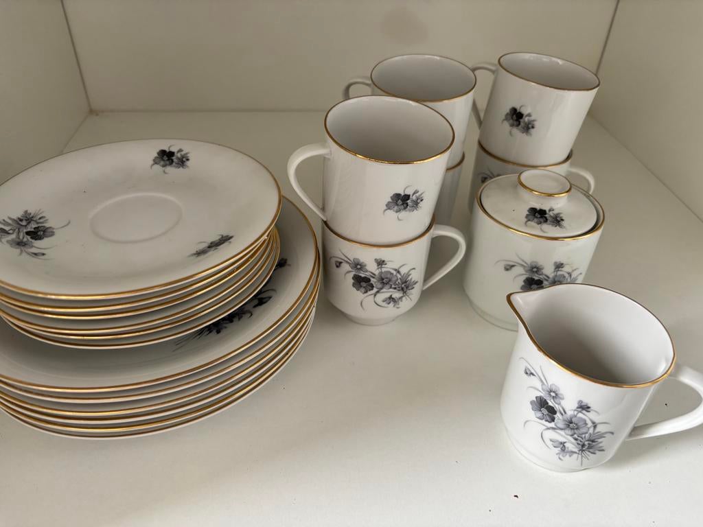 Johann Seltmann Bavaria Porcelein koffieset, Ophalen of Verzenden