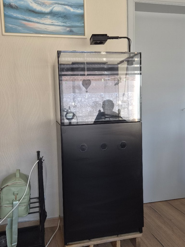 Aquarium eau de mer de 165 litres, Enlèvement, Accessoires inclus, Utilisé, Red Sea