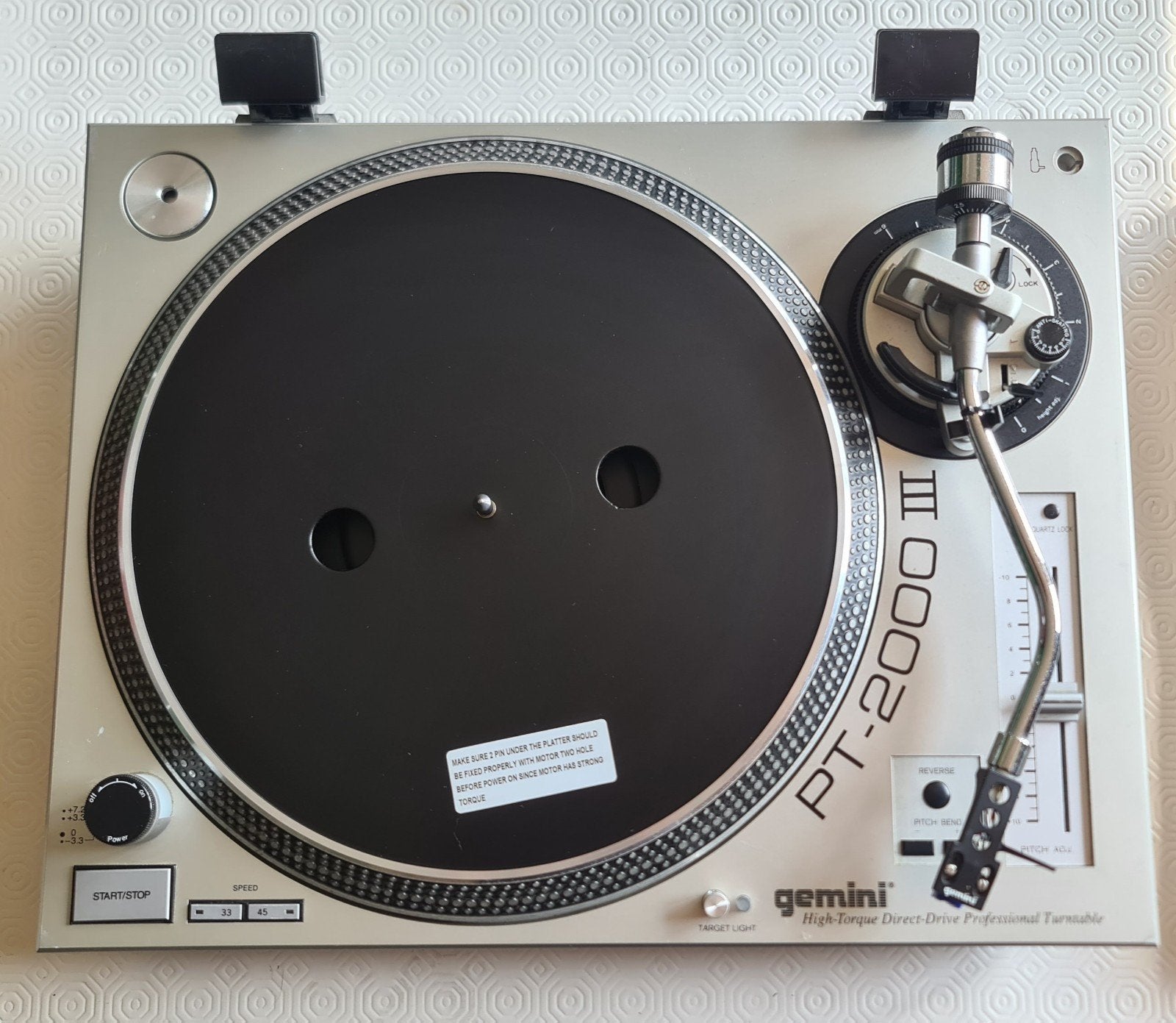Gemini PT 2000 III Draaitafel + naald, Musique & Instruments, Enlèvement, Utilisé, Platine