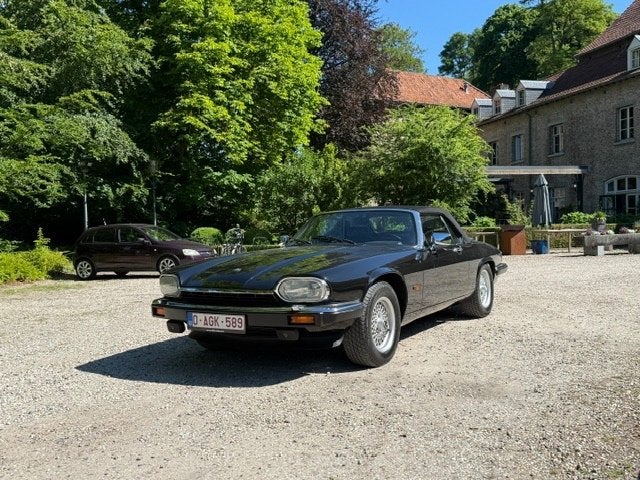 Jaguar XJS V12 5.3 Cabrio AUTOMAAT EUROPESE AUTO 56.000 KM!, Autos, Cuir, Achat, Entreprise, Noir