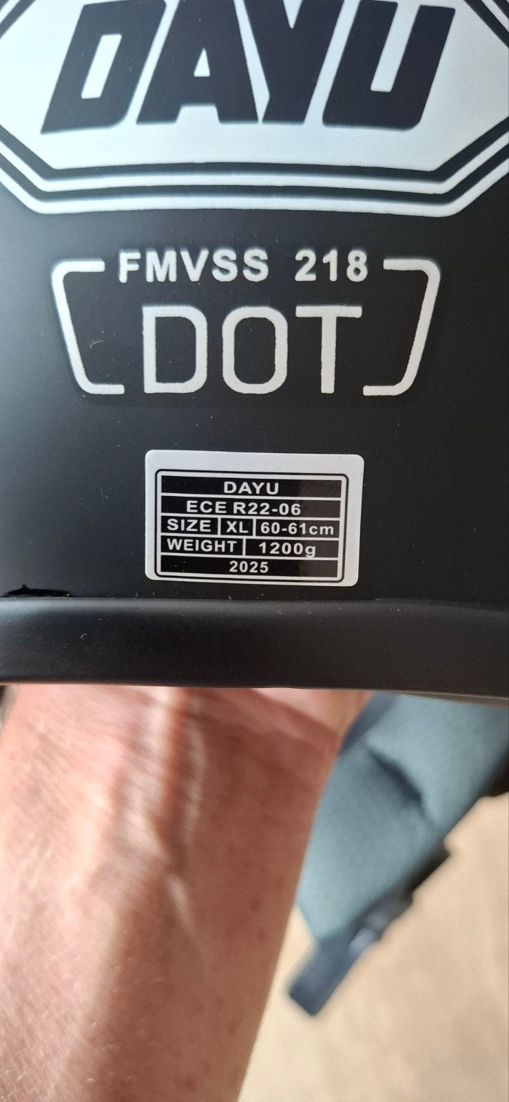 DAYU helm, Ophalen, Nieuw met kaartje, XL