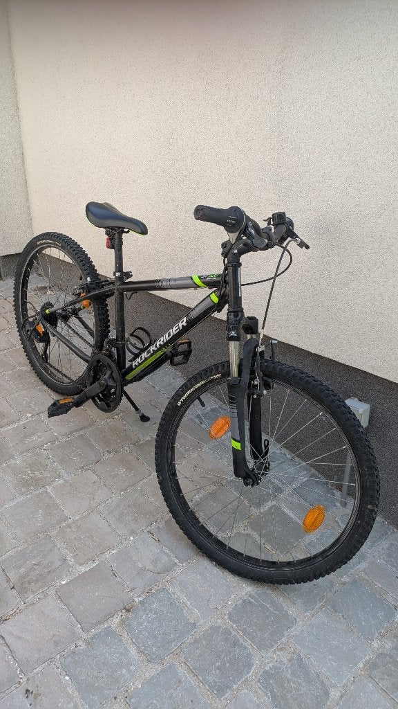 Vélo VTT enfant 24" Rockrider Decathlon (ST 500), Hardtail, Zo goed als nieuw, Ophalen, Overige merken