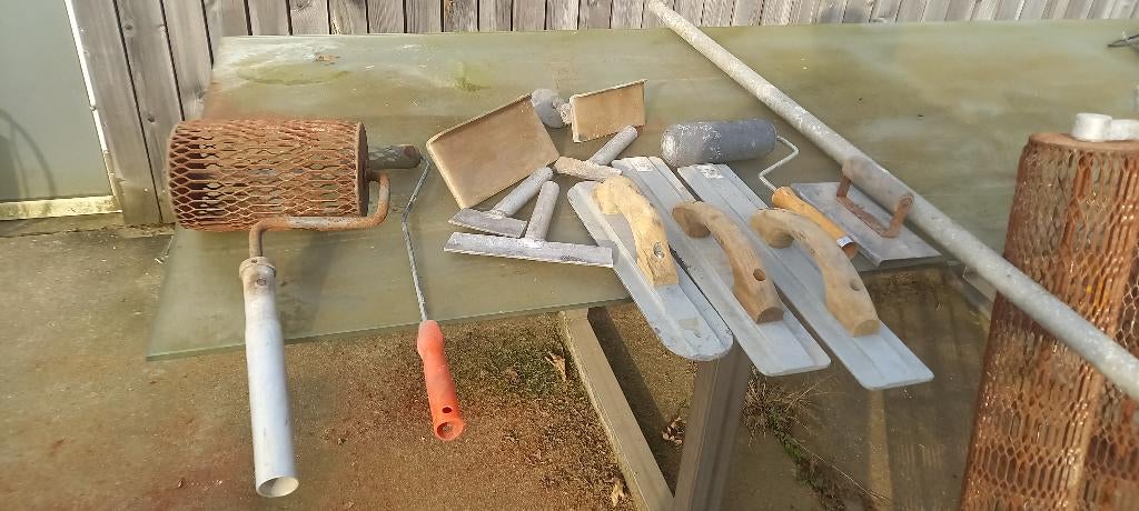 Gereedschap voor figuratiebeton, Doe-het-zelf en Bouw, Gereedschap | Overige machines, Ophalen, Gebruikt