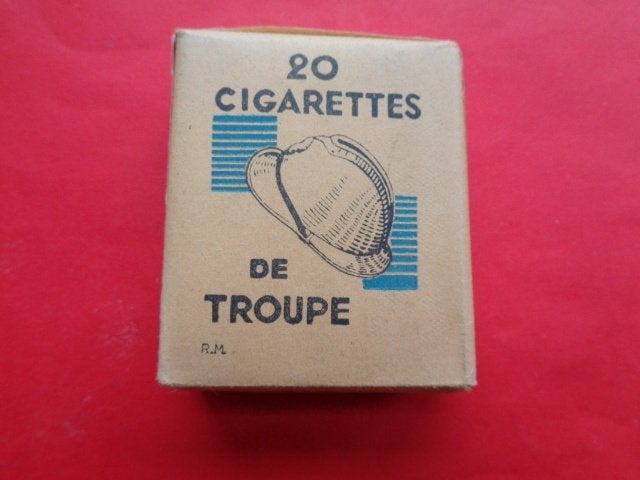 WO 2 , vol pakje cigarettes de troupe, Frankrijk , onbeschad, Verzamelen, Militaria | Tweede Wereldoorlog, Ophalen of Verzenden