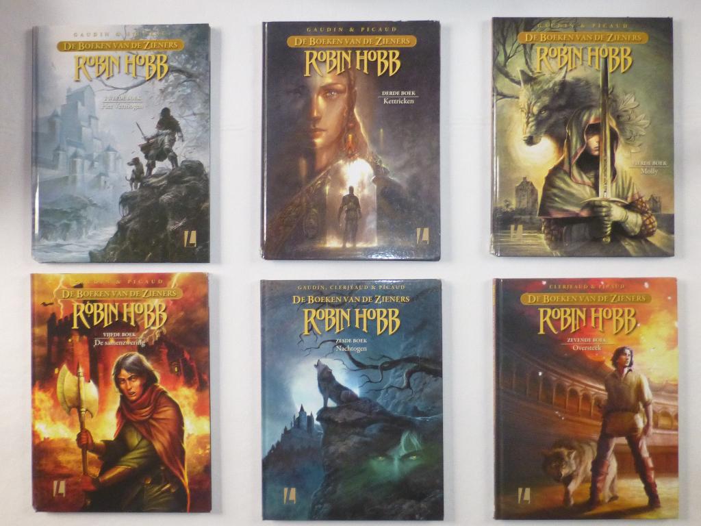 De boeken van de zieners Robin Hobb deel 2-7, Meerdere stripboeken, Ophalen, Zo goed als nieuw