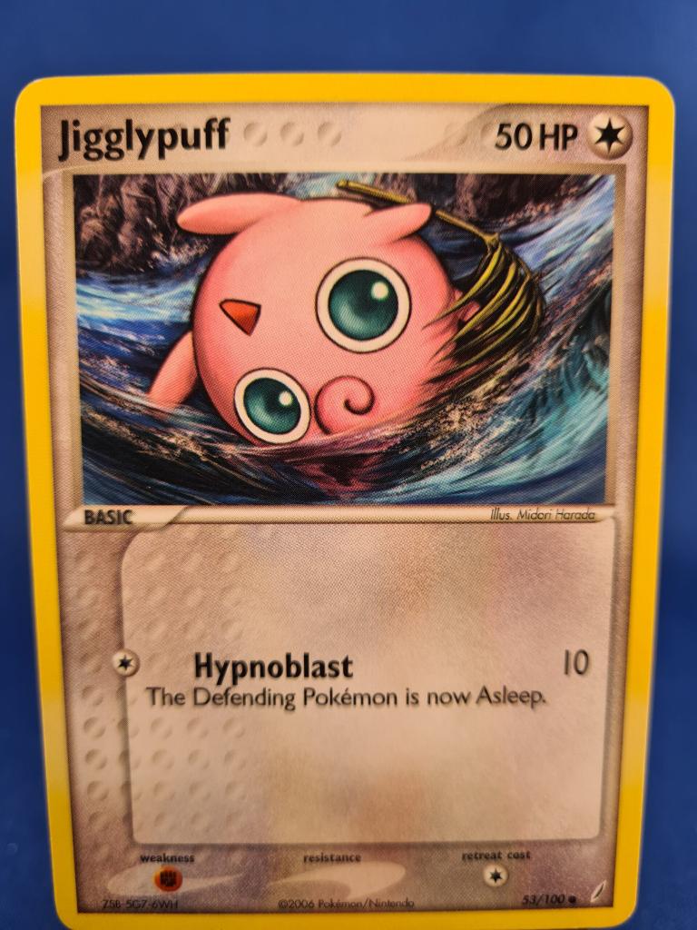 Jigglypuff 53/100 - Crystal Guardians, Envoi, Utilisé