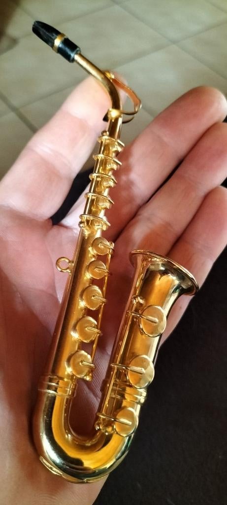 Miniatuur saxofoon, Musique & Instruments, Enlèvement ou Envoi