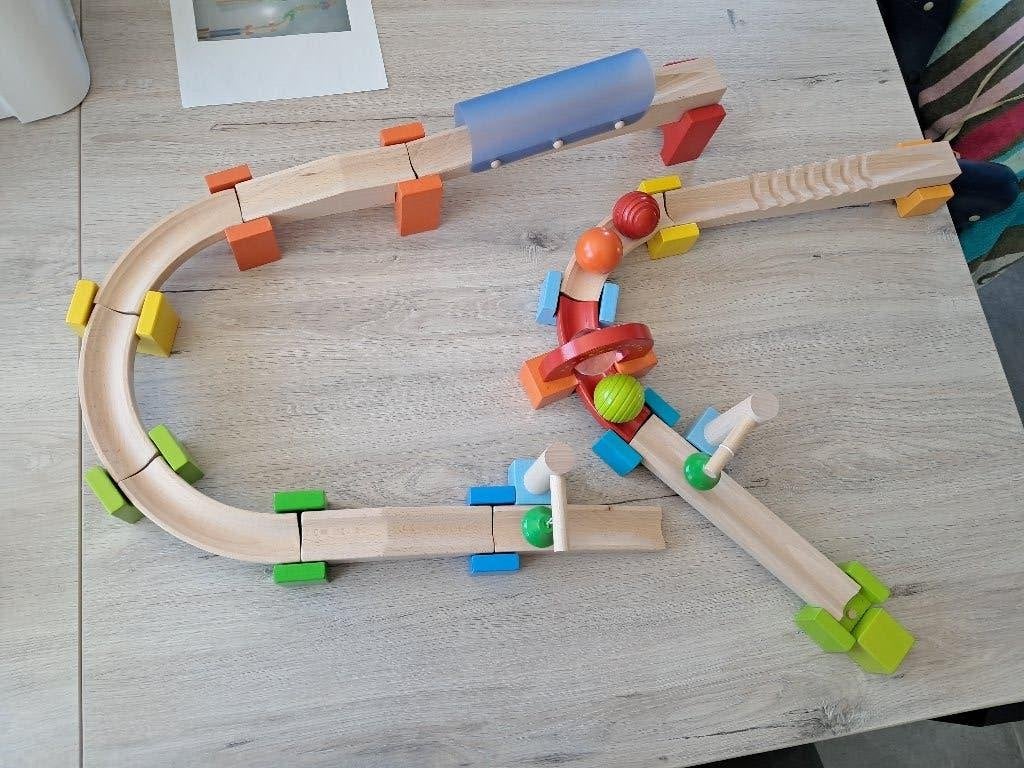 Haba mijn eerste knikkerbaan ( 2 banen), Ophalen, Zo goed als nieuw, Overige typen