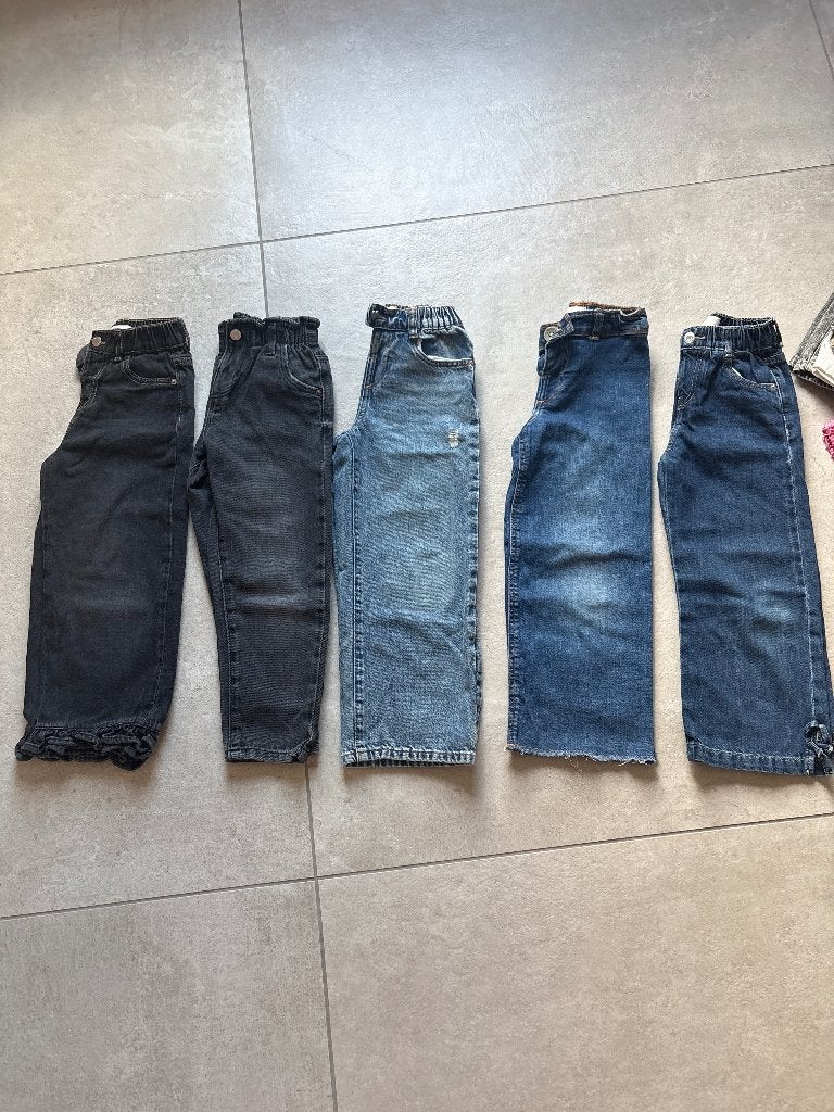 Jeans broeken meisjes, Kinderen en Baby's, Meisje, Zo goed als nieuw, Zara, Ophalen