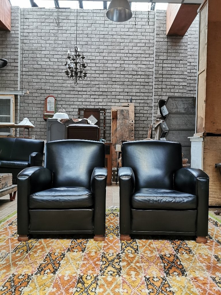 Poltrona Frau lederen design fauteuils art deco, Huis en Inrichting, Ophalen, Zo goed als nieuw