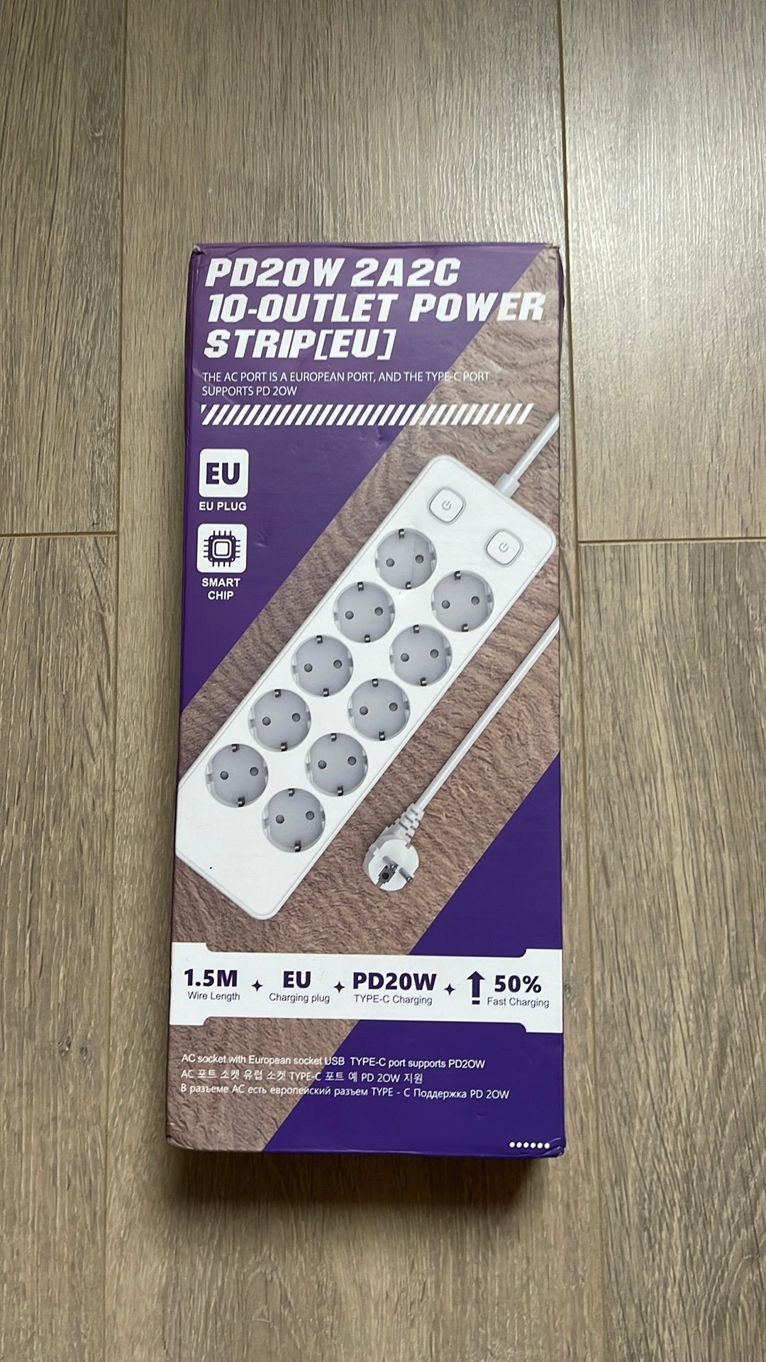 Stekkerdoos nieuw met usb en usb c poorten, Enlèvement ou Envoi, Neuf