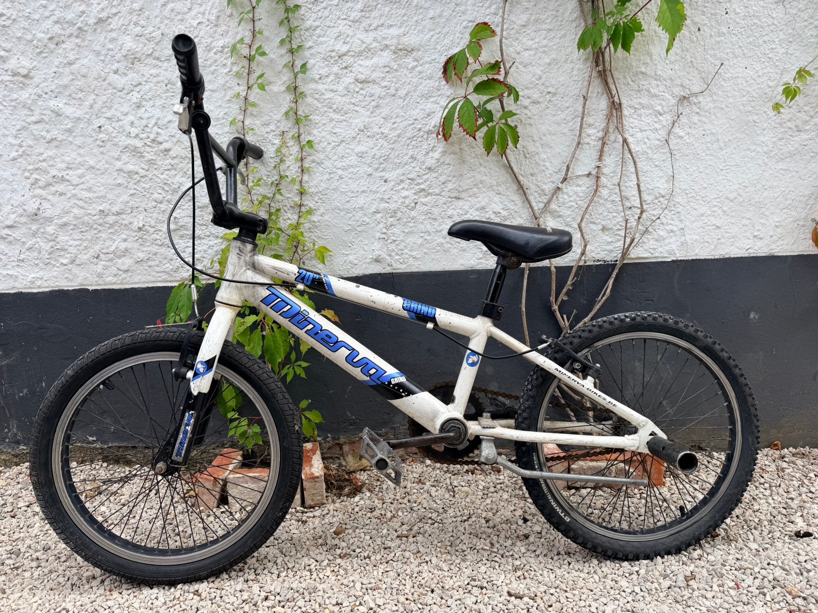 Minerva BMX, Fietsen en Brommers, Ophalen, Gebruikt, Staal, Velgrem