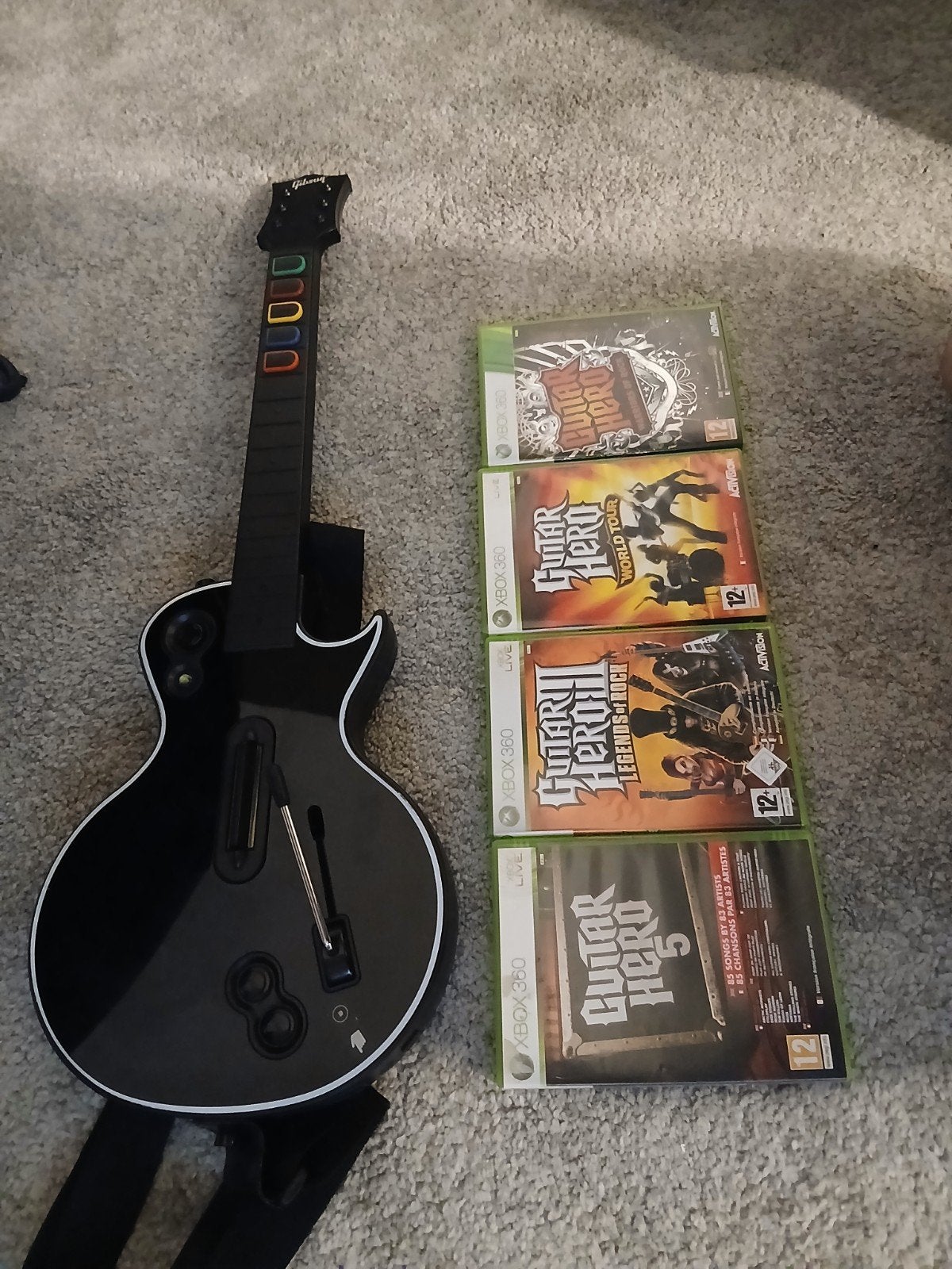 Xbox 360 guitar hero set, Enlèvement ou Envoi