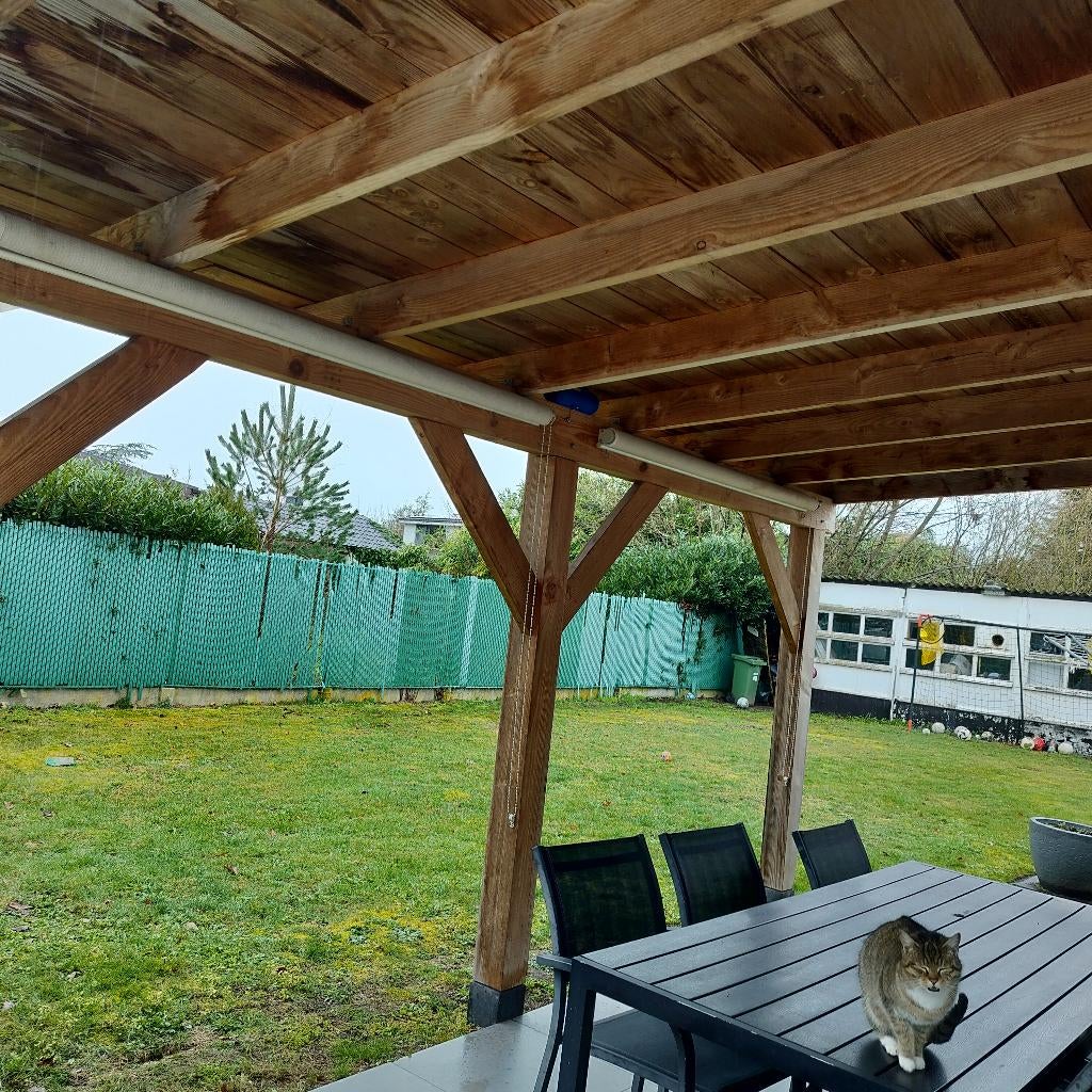 Terrasoverkapping douglas, Tuin en Terras, Ophalen, Gebruikt, Overige typen