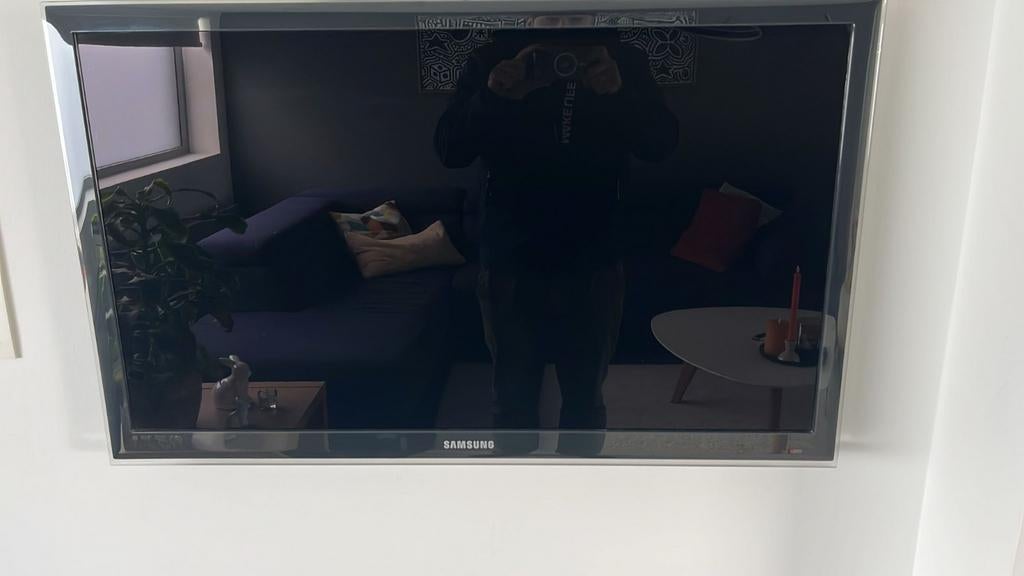 Samsung TV met wandbeugel, Audio, Tv en Foto, Ophalen, Samsung