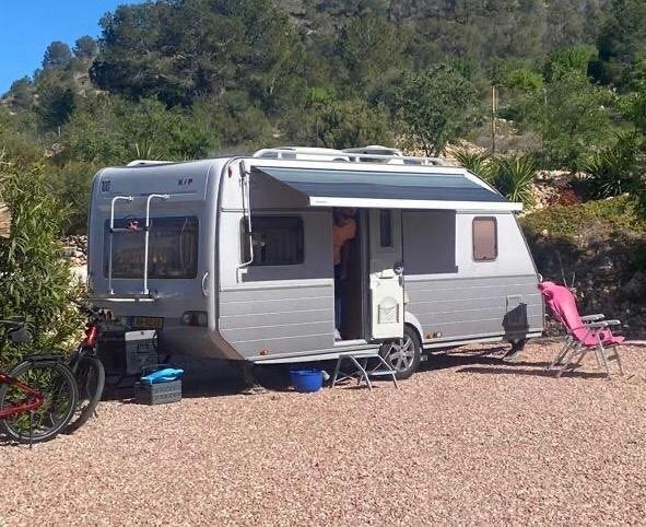 Kip Hyline 50TDB, Caravans en Kamperen, Rondzit, Kip, Frans bed, Luifel