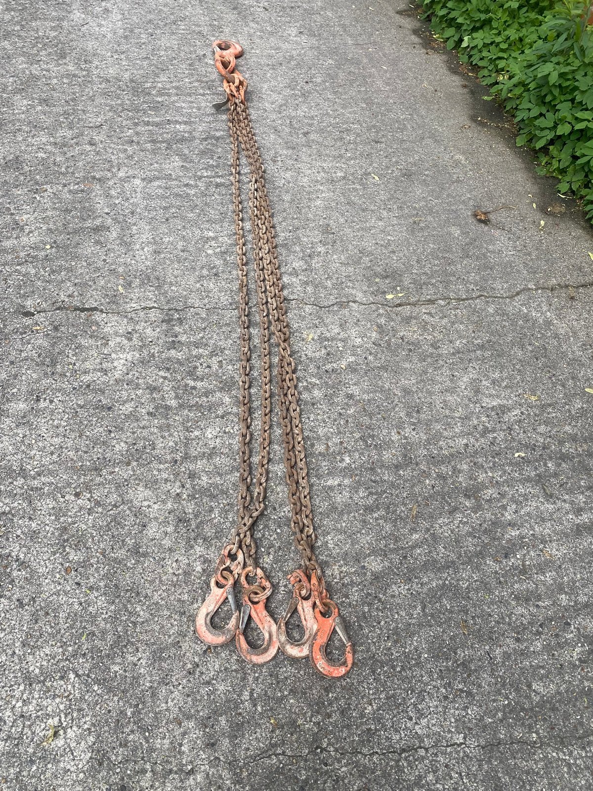 4 sprong ketting, Ophalen, Zo goed als nieuw