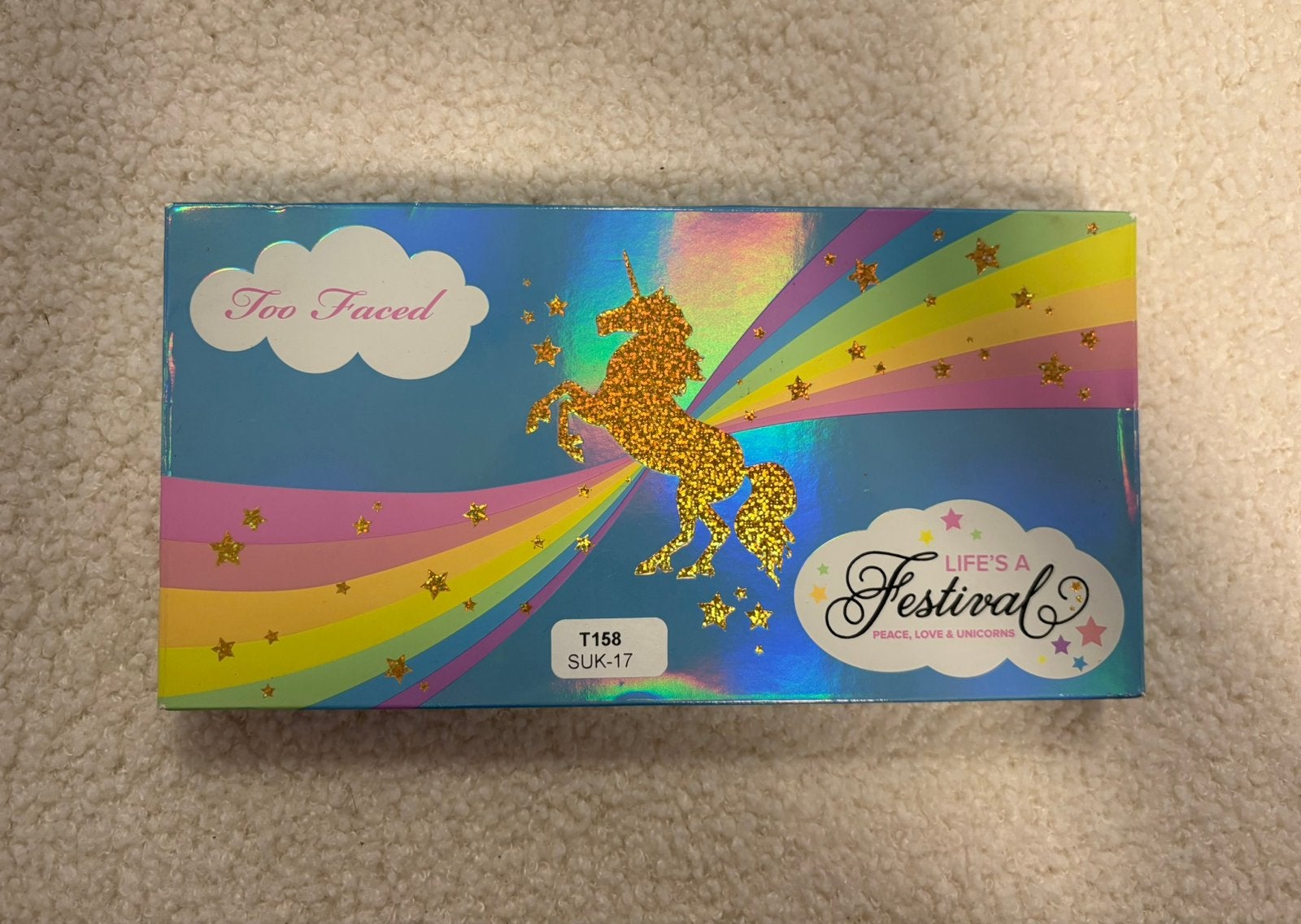 Palette Too Faced Life’s A Festival NEUVE dans sa boîte, Enlèvement ou Envoi, Neuf, Yeux, Maquillage