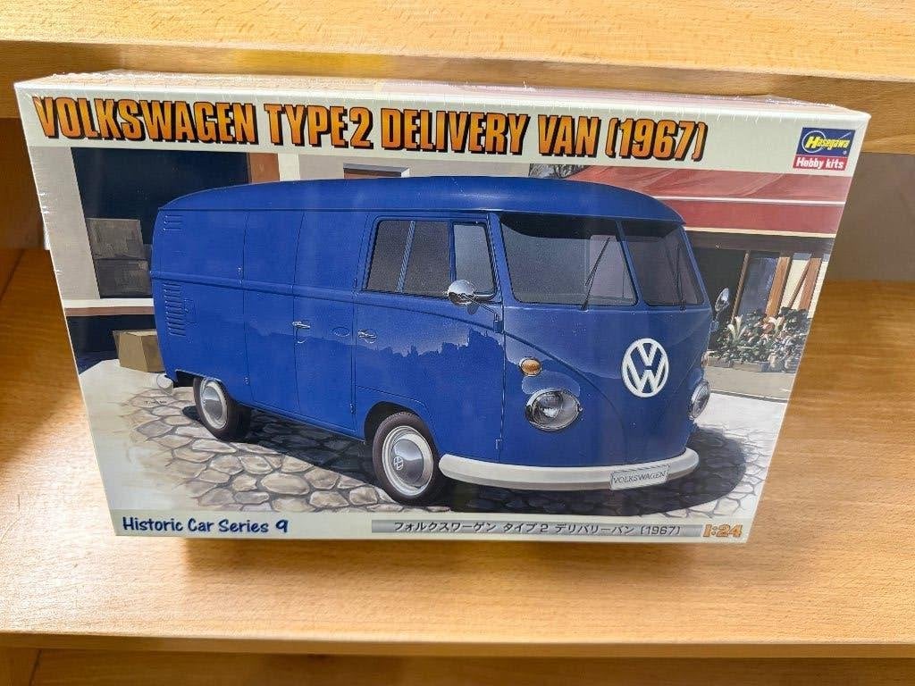 Hasegawa Volkswagen T2 Delivery Van (1967) schaal 1/24, Hobby & Loisirs créatifs, Modélisme | Voitures & Véhicules, Neuf, Autres marques