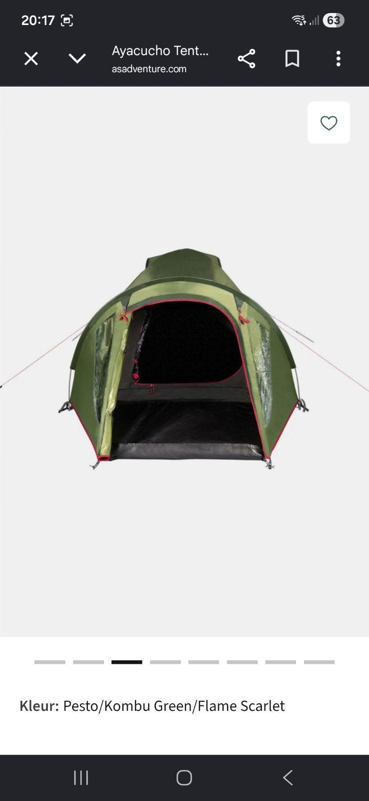 Ayacucho tent kanha 3., Caravans en Kamperen, Tenten, Ophalen of Verzenden