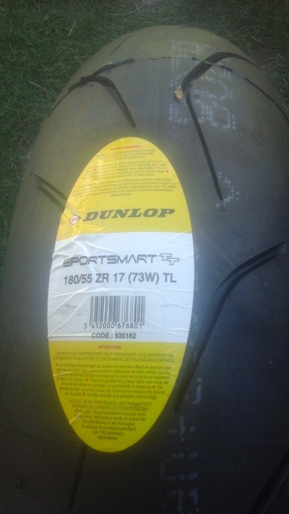 180/55/17 sportmax tt, Motos, Envoi, Neuf