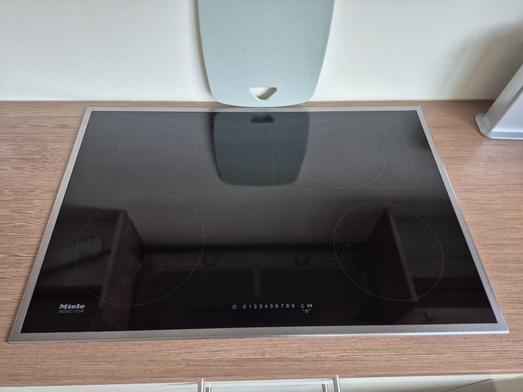 MIELE inductiekookplaat - uitstekende staat!!, Elektronische apparatuur, Kookplaten, Ophalen, 4 kookzones, Zo goed als nieuw, Inbouw