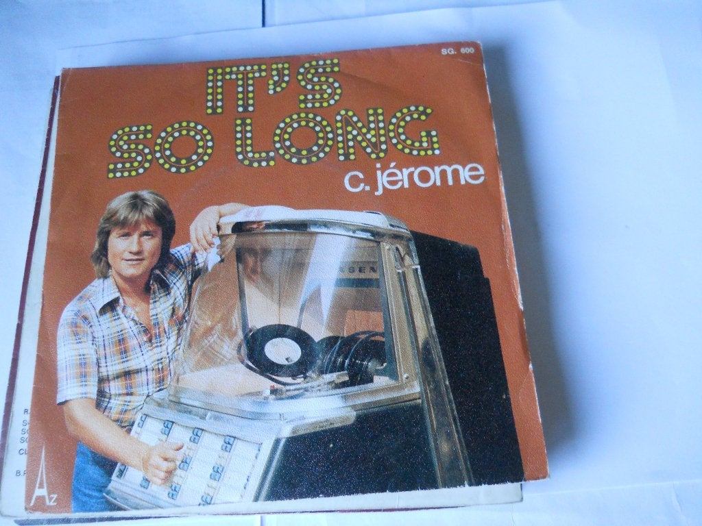 45 T SINGLE - C. Jérome – It's So Long, Fotohoes, 7 inch, Ophalen of Verzenden, Zo goed als nieuw