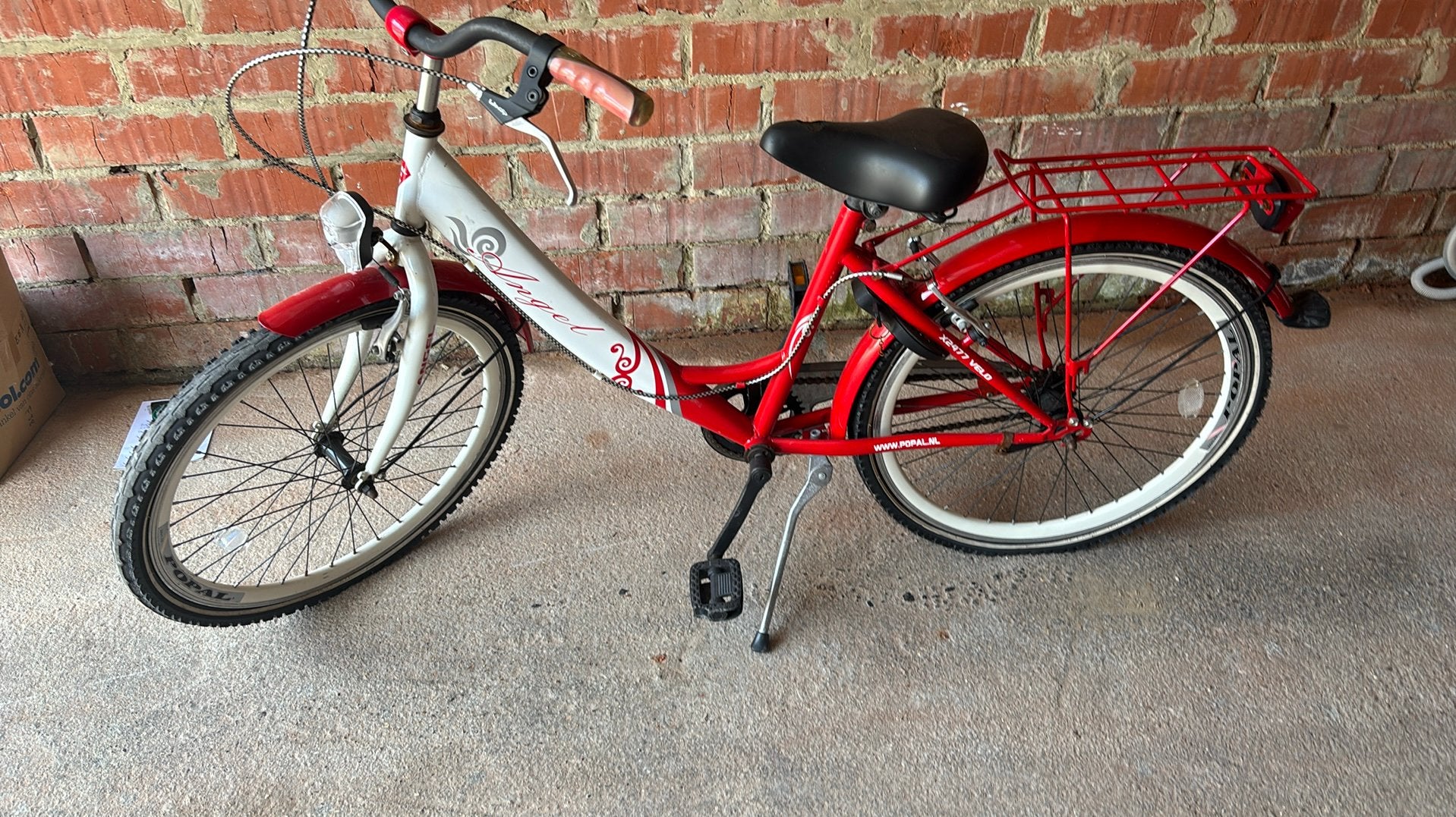 Meisjesfiets, Fietsen en Brommers, Ophalen, Gebruikt, 24 inch, Handrem