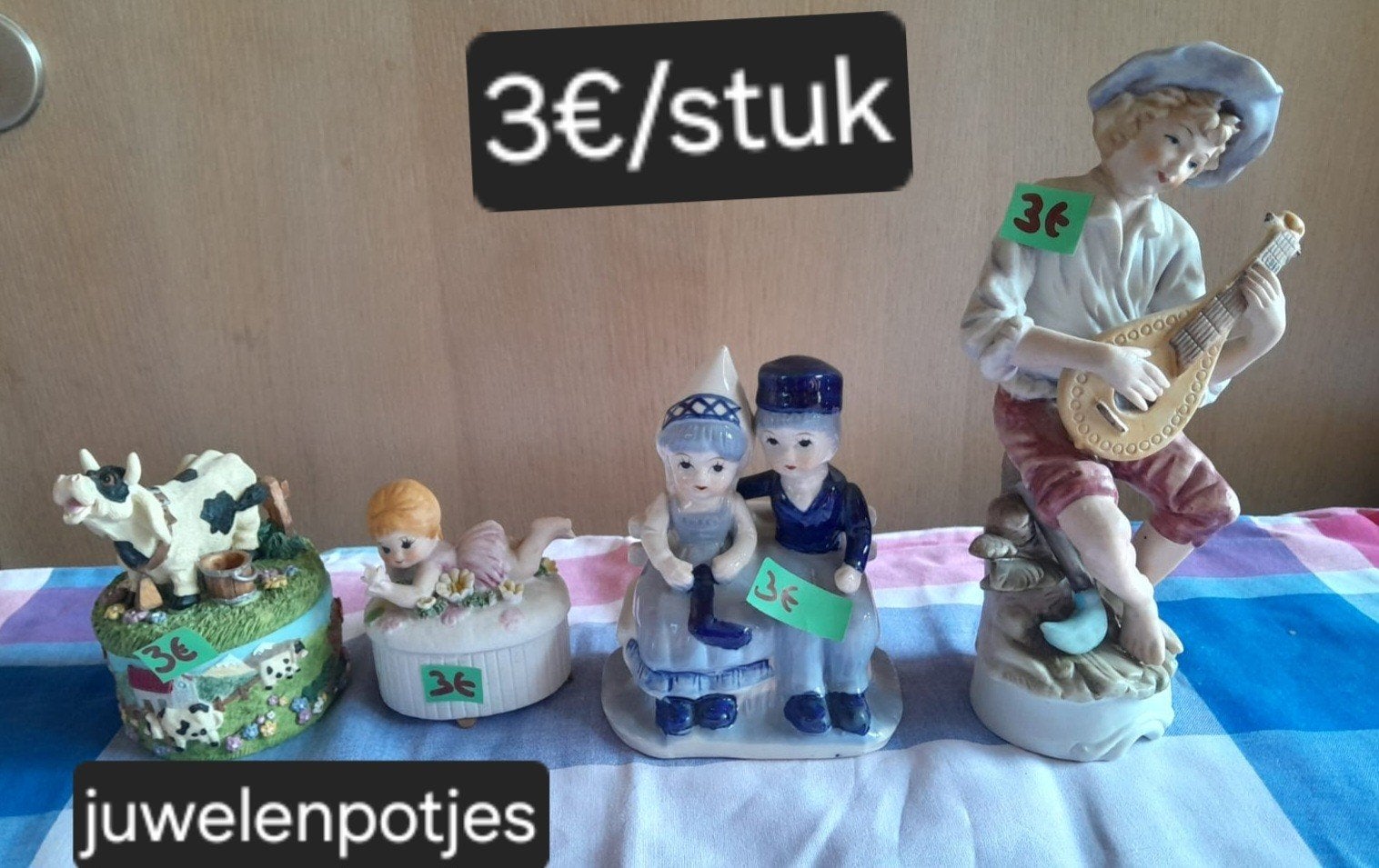 beeldjes 3€/stuk, Ophalen of Verzenden