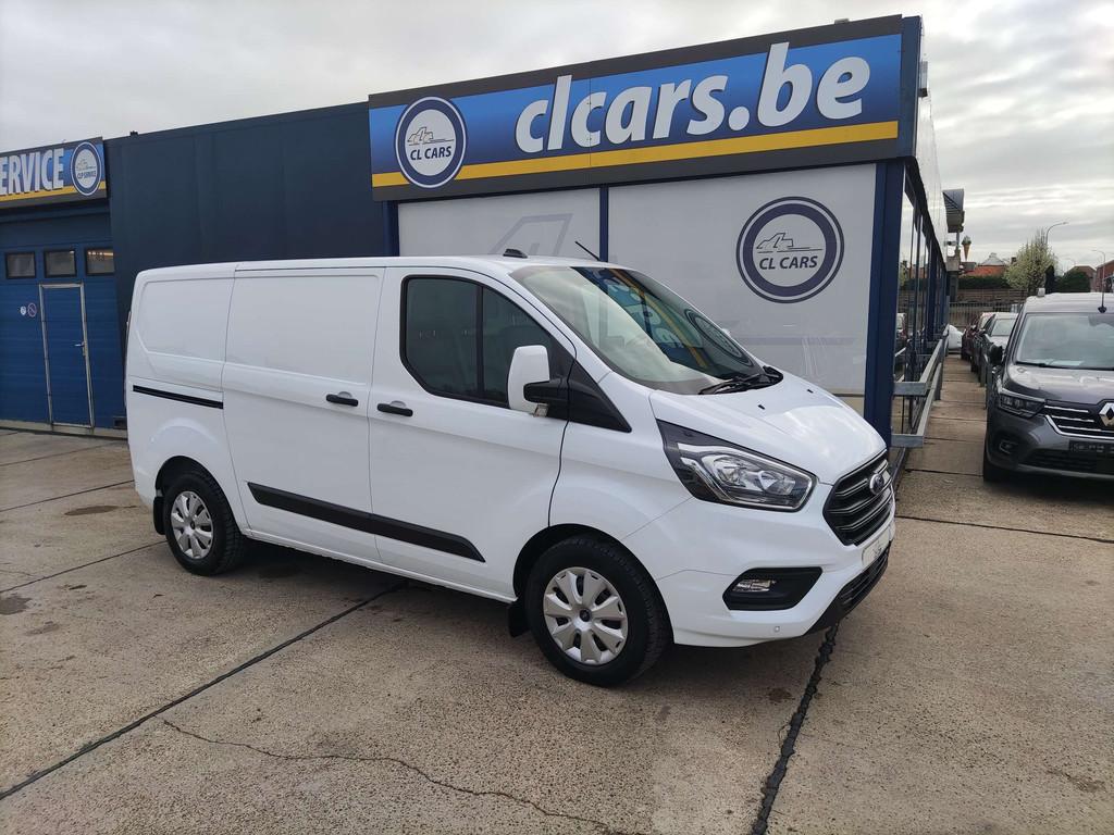 Ford Transit Custom 2.0 TDCi/Hybrid/L1H1(EU6.2)/Navi/Cam/Cc/, Auto's, Bestelwagens en Lichte vracht, Bluetooth, Gebruikt, Euro 6
