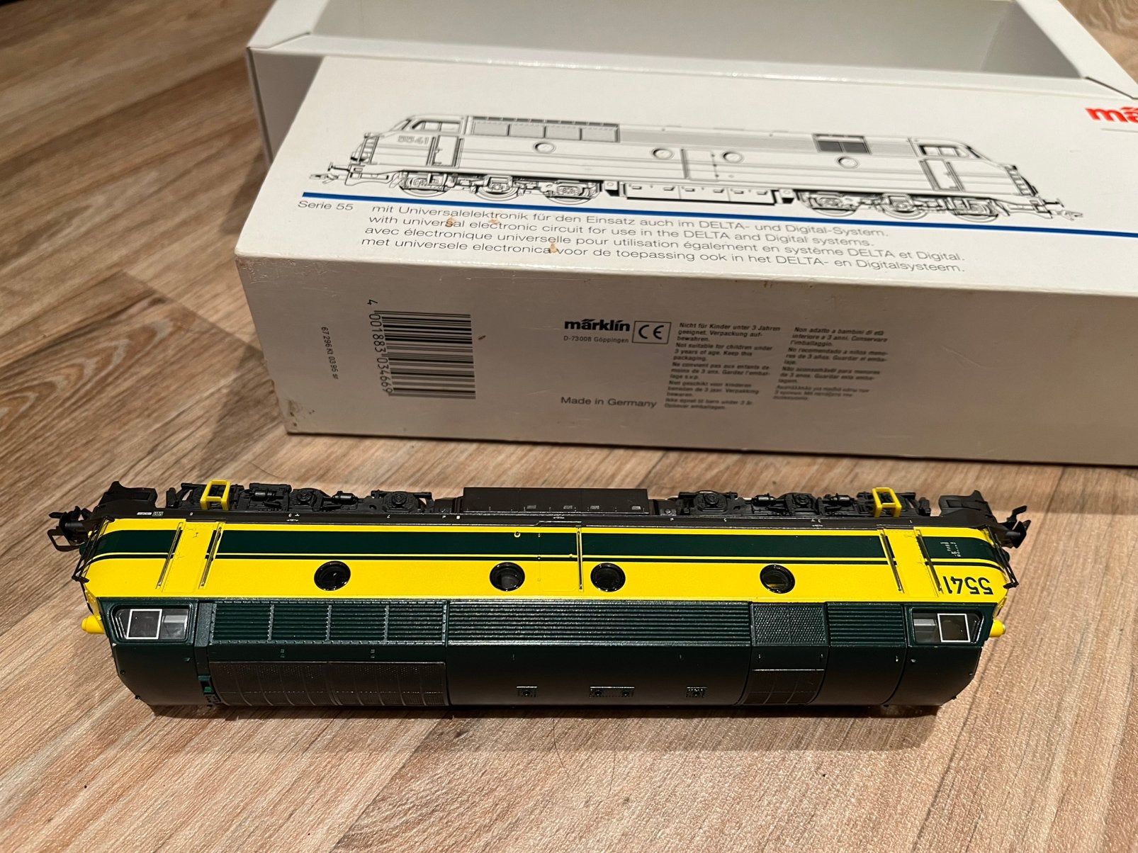 Marklin 3466, nmbs, Enlèvement ou Envoi, Courant alternatif, Comme neuf, Locomotive