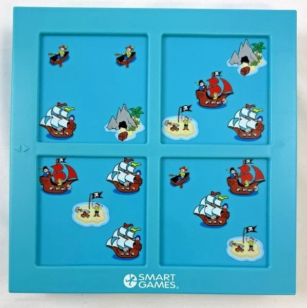 SmartGames Pirates Jr Hide & Seek Piraten logica spel puzzel, Hobby en Vrije tijd, Gezelschapsspellen | Bordspellen, Zo goed als nieuw