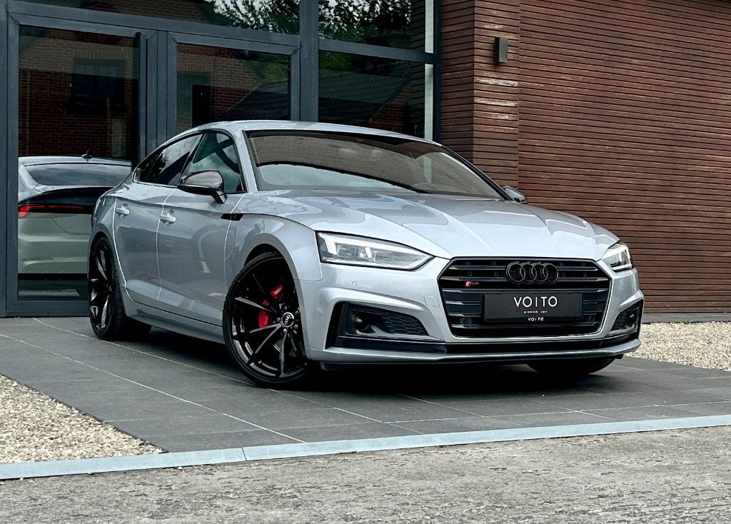 Audi S5 Sportback V6 3.0TFSI Quattro NO OPF/RS SEATS/ACC/B&O, Autos, Audi, Cuir, Argent ou Gris, Achat, 170 g/km