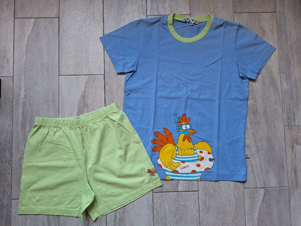★ M140 - Woody Zomerpyjama thema kip, Nacht- of Onderkleding, Gebruikt, Ophalen of Verzenden, WOODY