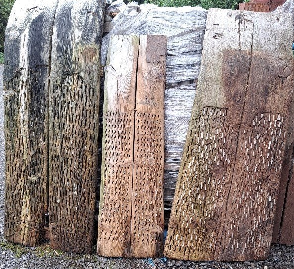 dorsschotten antieke houten dorsschotten decoratie, Ophalen
