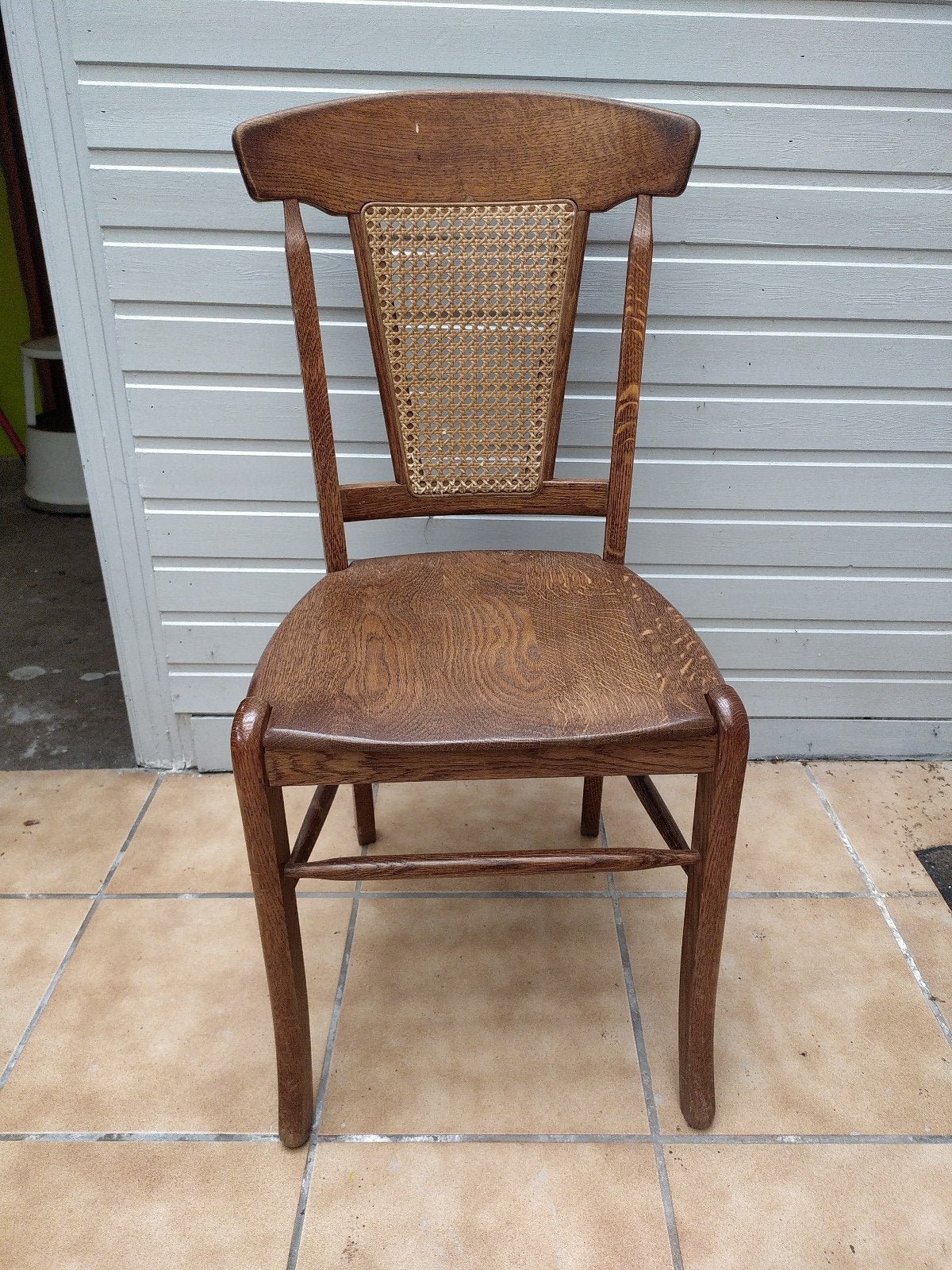 4 eiken stoelen, Antiek en Kunst, Ophalen