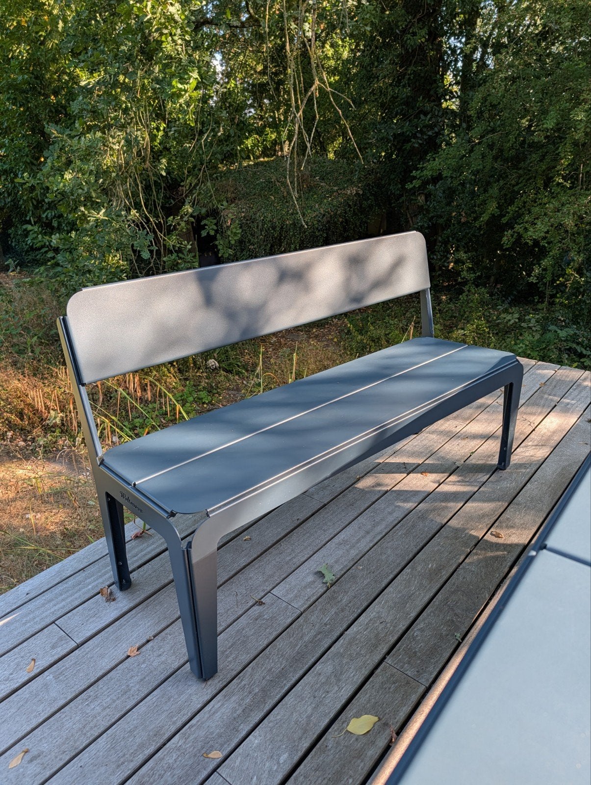 Weltevree bended bank met leuning, Tuin en Terras, Ophalen