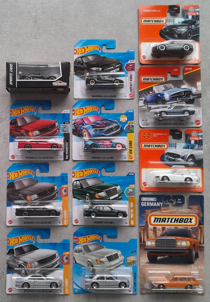 Mercedes - Matchbox/Hot Wheels/Majorette, Ophalen of Verzenden, Nieuw