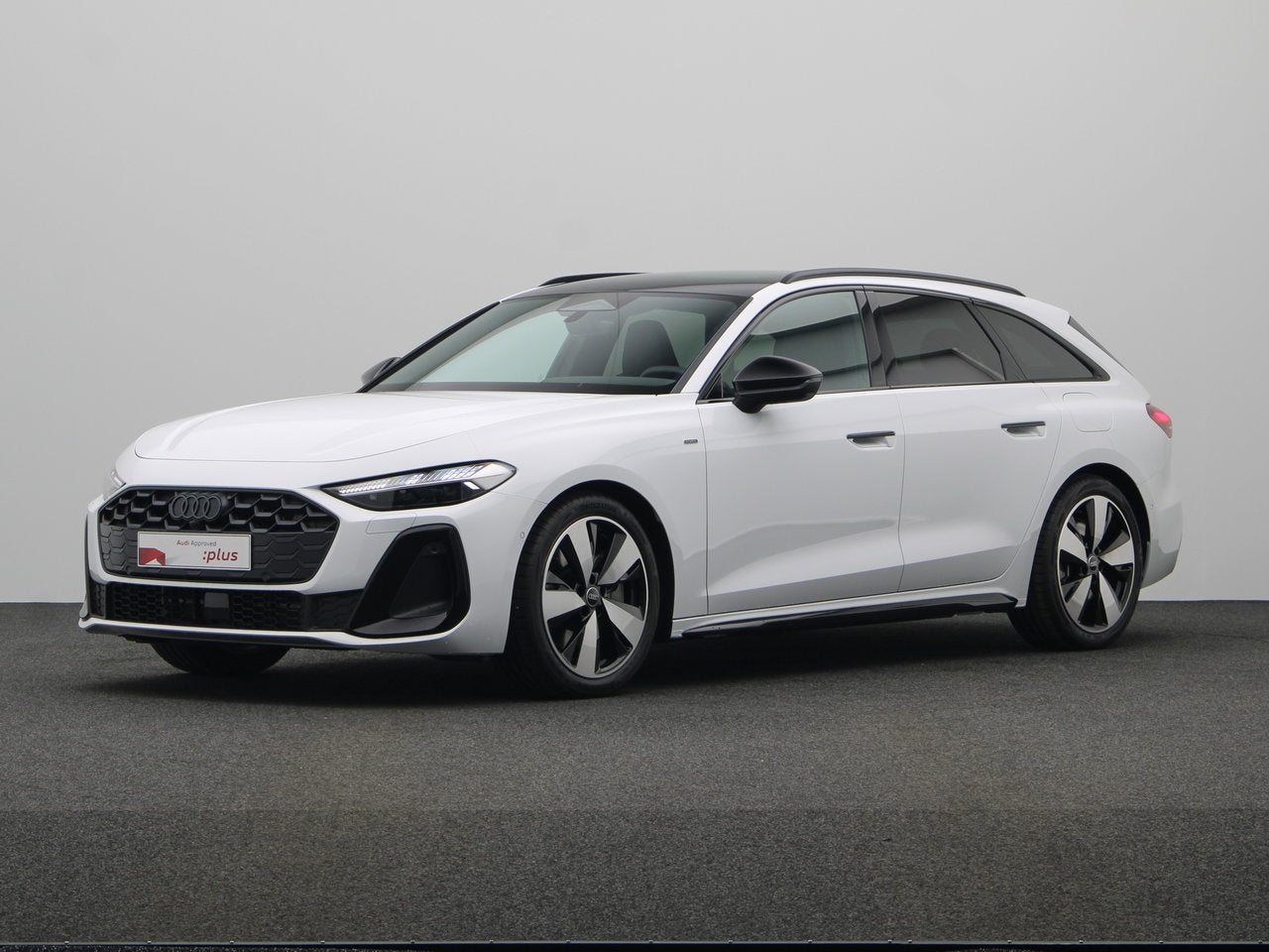 Audi A5 Avant e-hybrid (PHEV) S-LINE 50 TFSI 299 PK S-TRONIC, Auto's, Automaat, Lederen bekleding, Wit, Break
